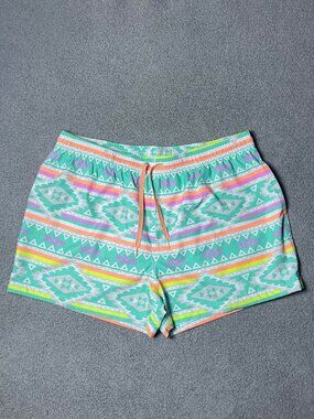 Chubbies Swim Trunks Tribal Aztec Print Resort Shorts Mesh Lined 4" Mens 2XL